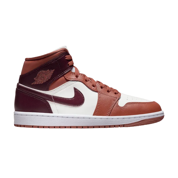 Wmns Air Jordan 1 Mid 'Dusty Peach' Party Ready Skip Step