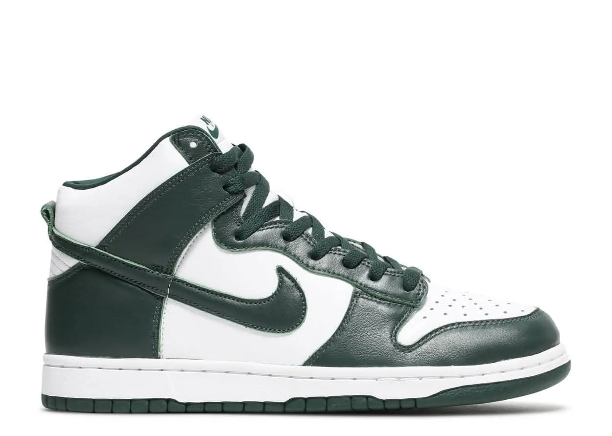 Nike Dunk High SP Spartan Green Lined interior Midday Style