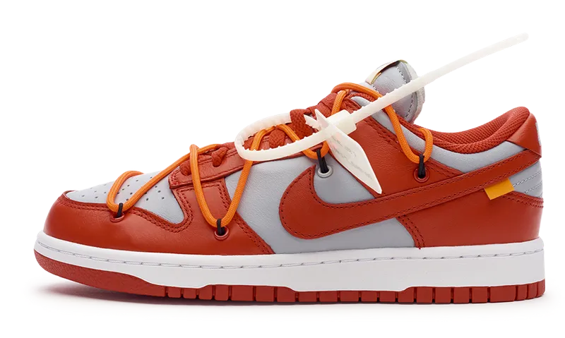 Anytime Fit Canvas Upper Nike Dunk Low Off-White University Red