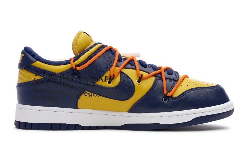 Long Walks Nike Dunk Low Off-White Michigan