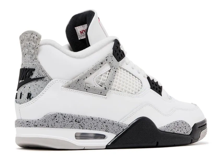 Chat Walk Shade Step Air Jordan 4 Retro White Cement (2025)