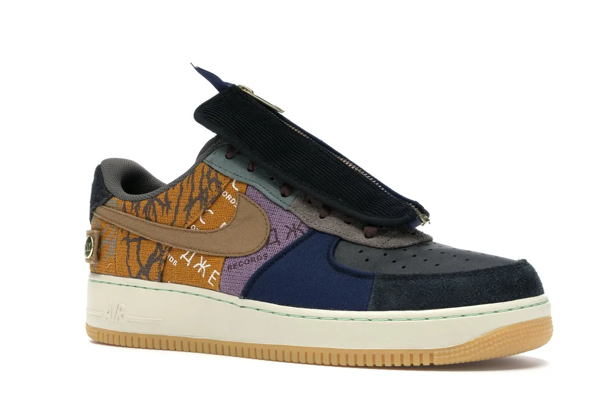 Nike Air Force 1 Low Travis Scott Cactus Jack Cushioned Comfort Supportive Fit
