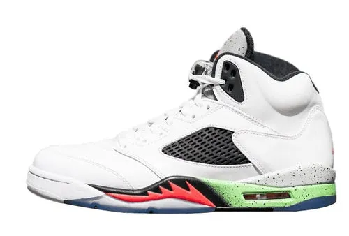 nike Air Jordan 5 Retro Poison Green Breathable Build