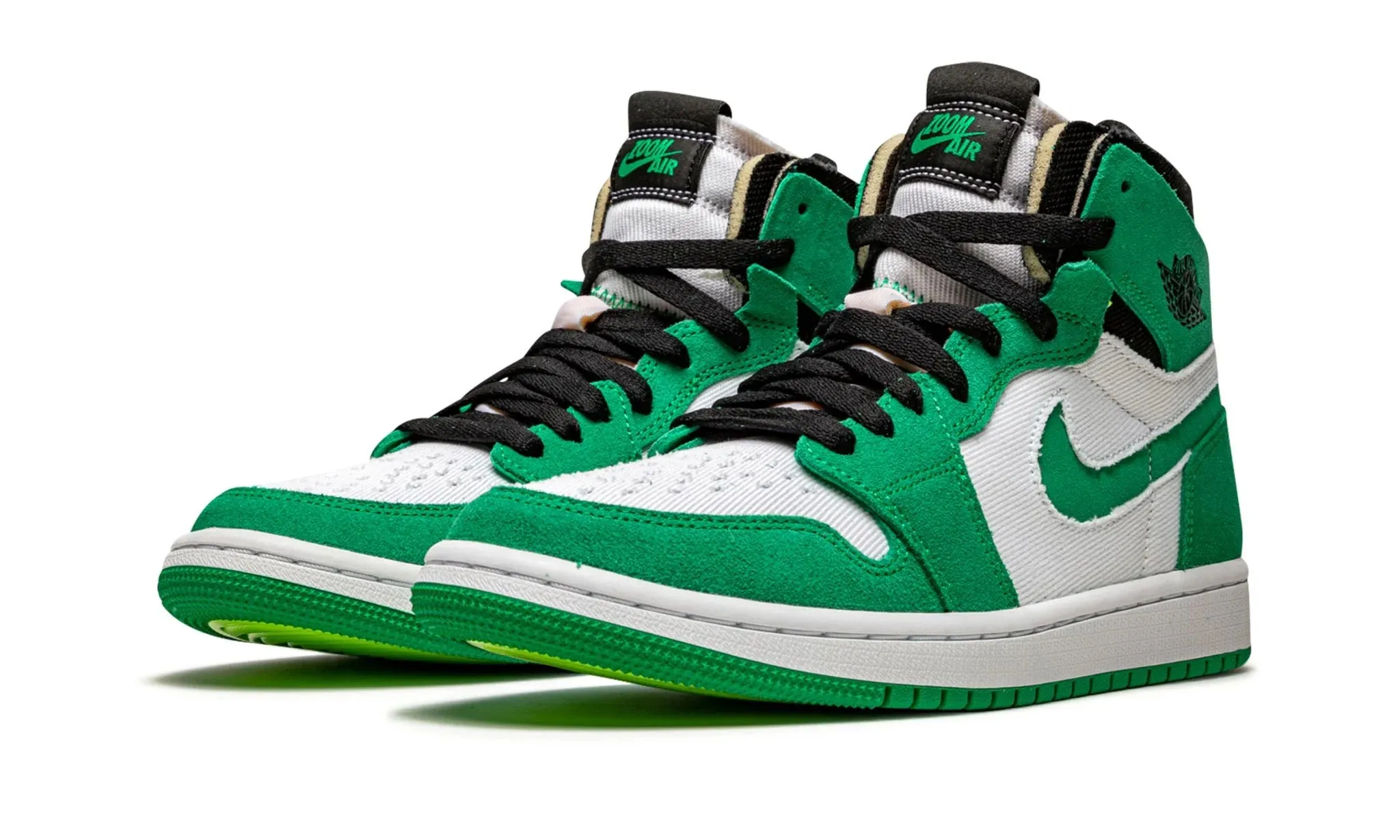 Forest Step Fall look Air Jordan 1 High Zoom Air Cmft Stadium Green
