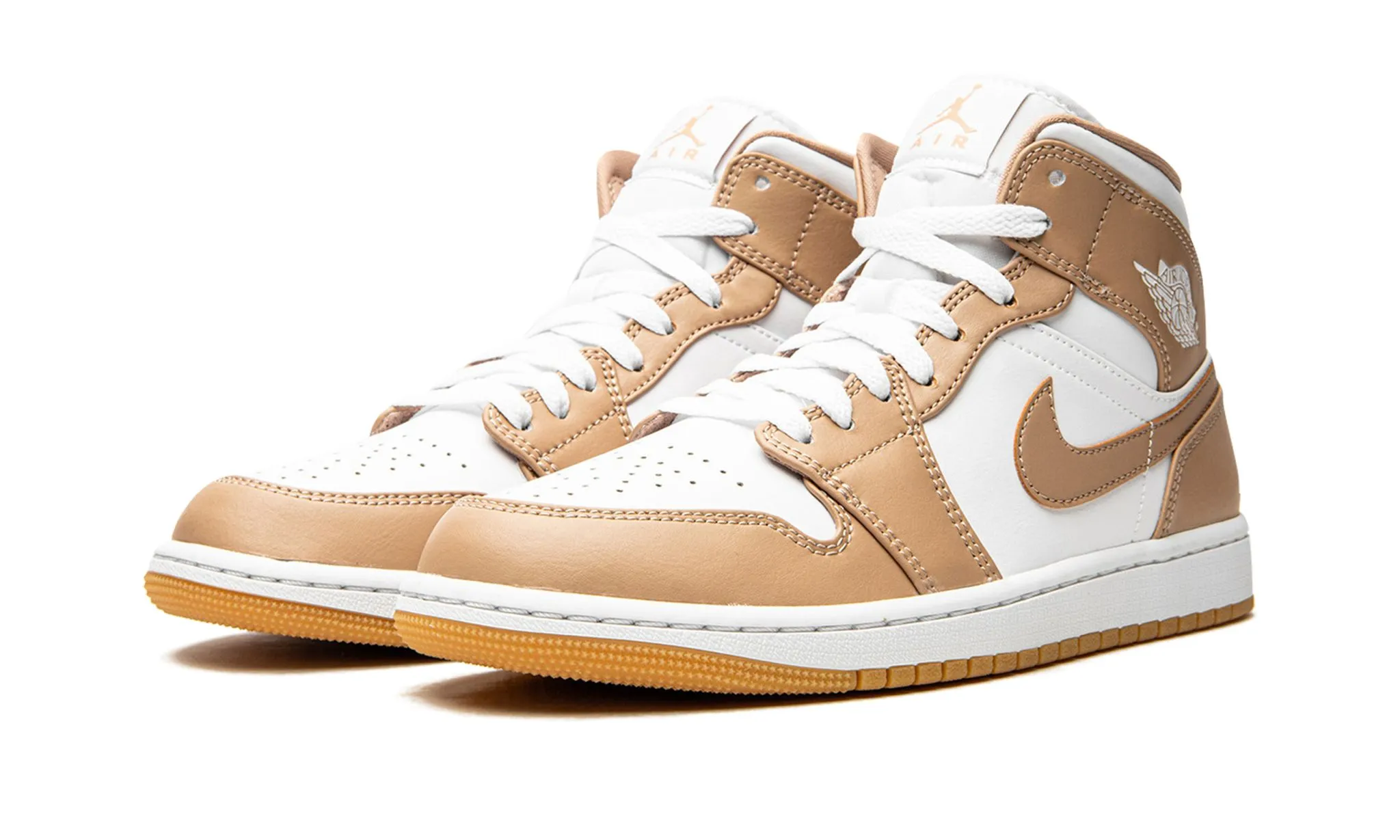 Air Jordan 1 Mid Tan Gum Meadow Hike