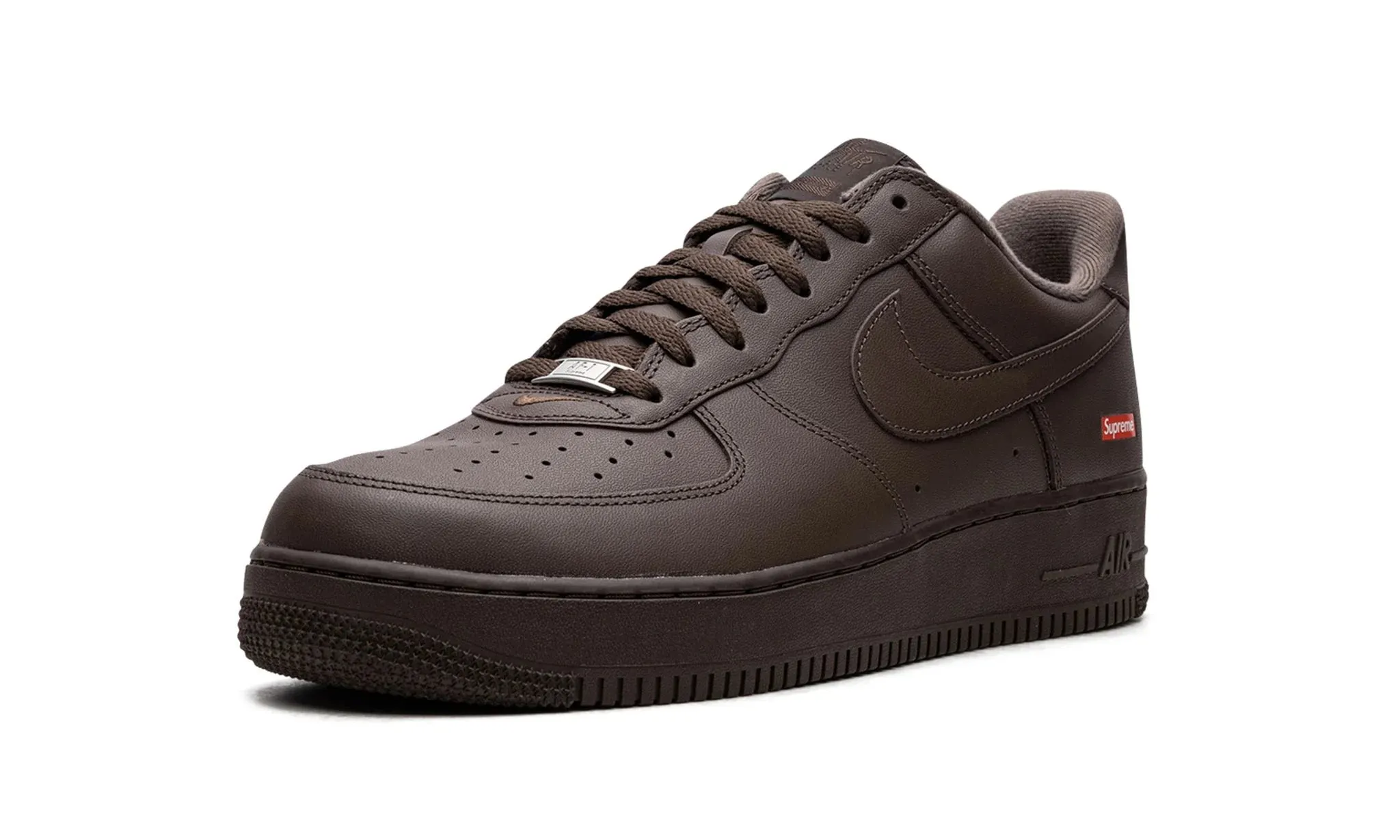 Friend Meet Party Go Nike X Supreme AF1 Low "Box Logo" Brown
