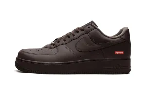 Nike X Supreme AF1 Low "Box Logo" Brown Breathable fabric Fresh Comfort