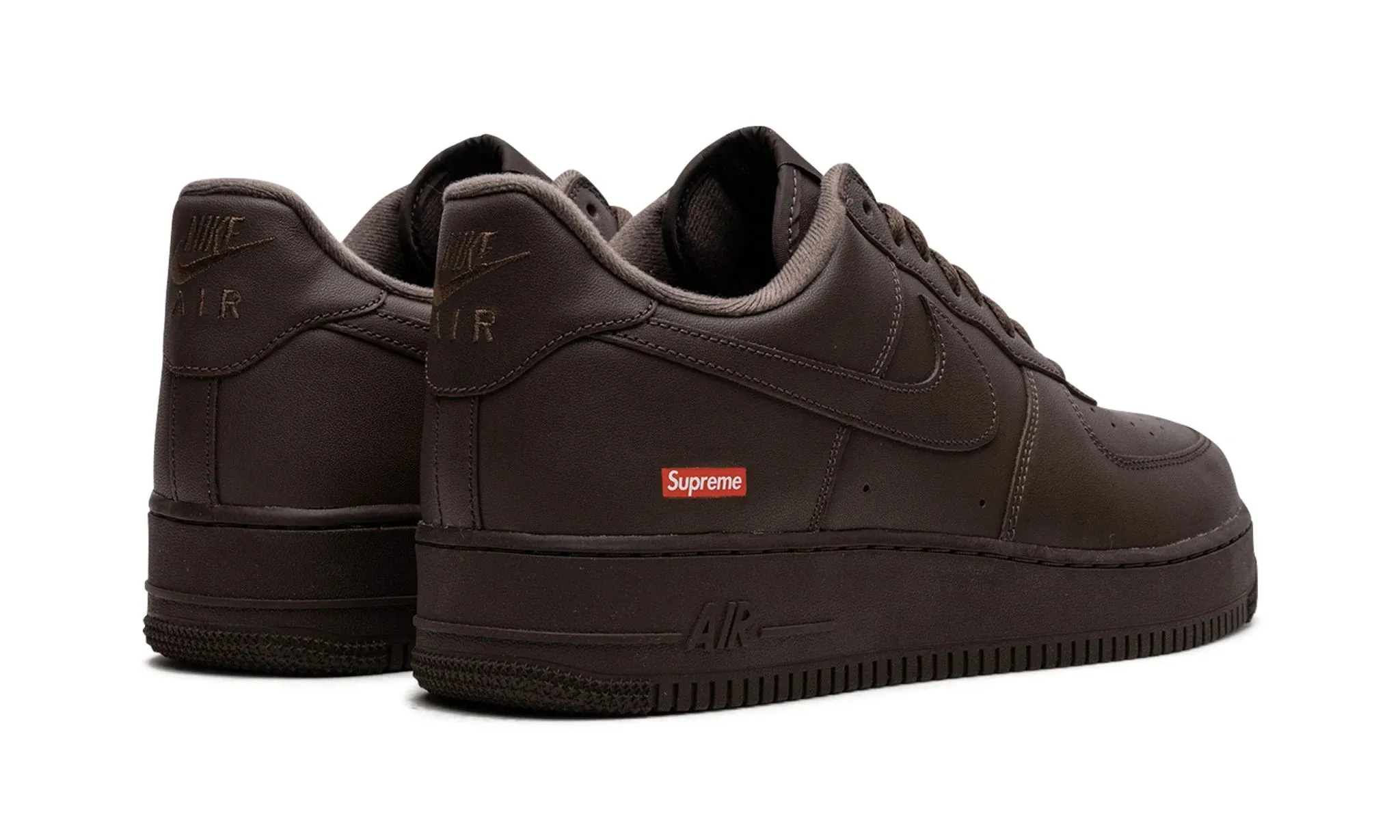 Nike X Supreme AF1 Low "Box Logo" Brown Motion Grip