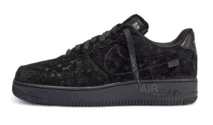 On Foot Flat Outsole Nike x Off-White x Louis Vuitton AF1 "Black"