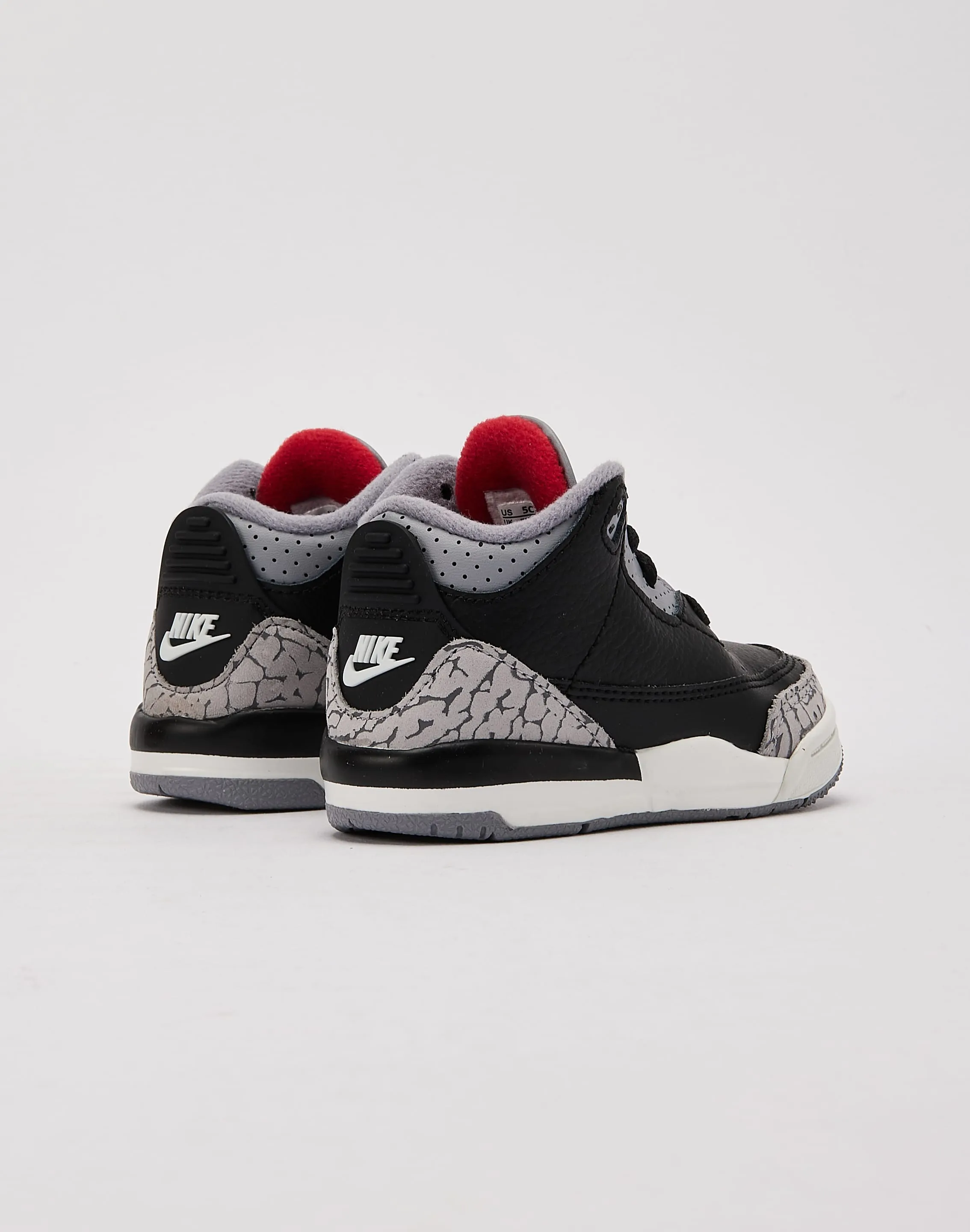 Cyber Mode Pool Ready Jordan Air Jordan 3 Retro 'Black Cement' Toddler