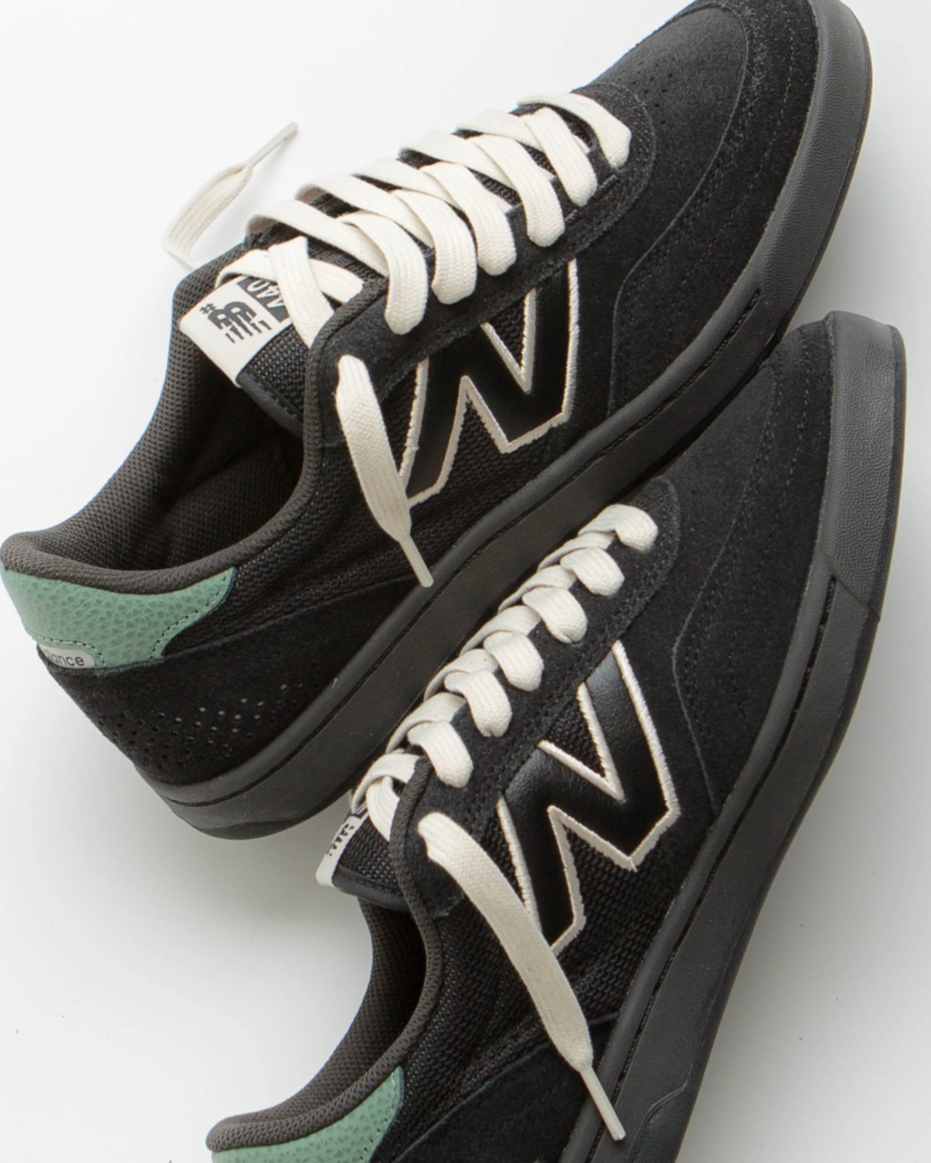 Comfort Lining New Balance Numeric 440 V2 Shoes - Black Step Free Winter Warm