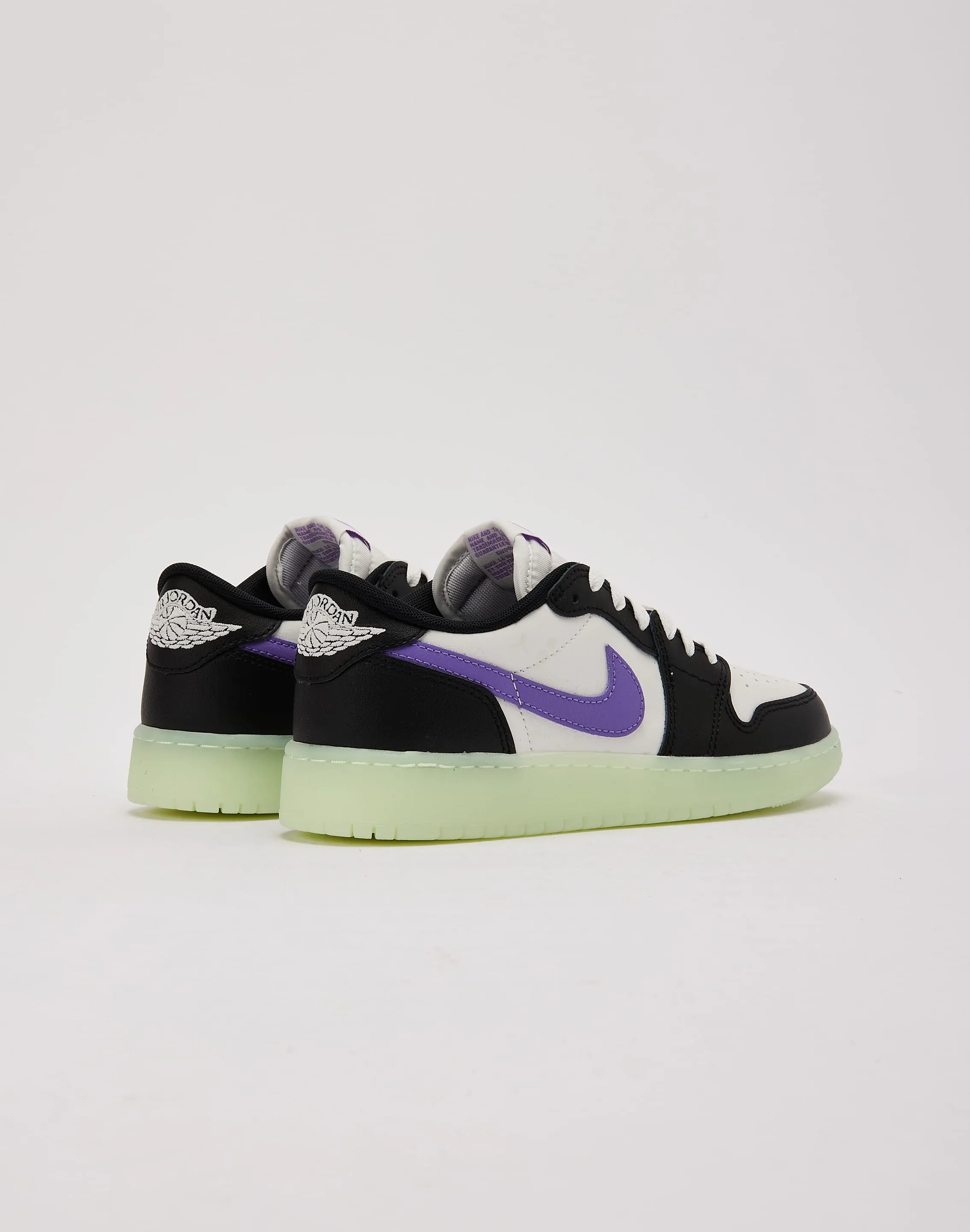 Jordan Air Jordan 1 Retro Low OG 'Black Raspberry' Grade-School Path Free