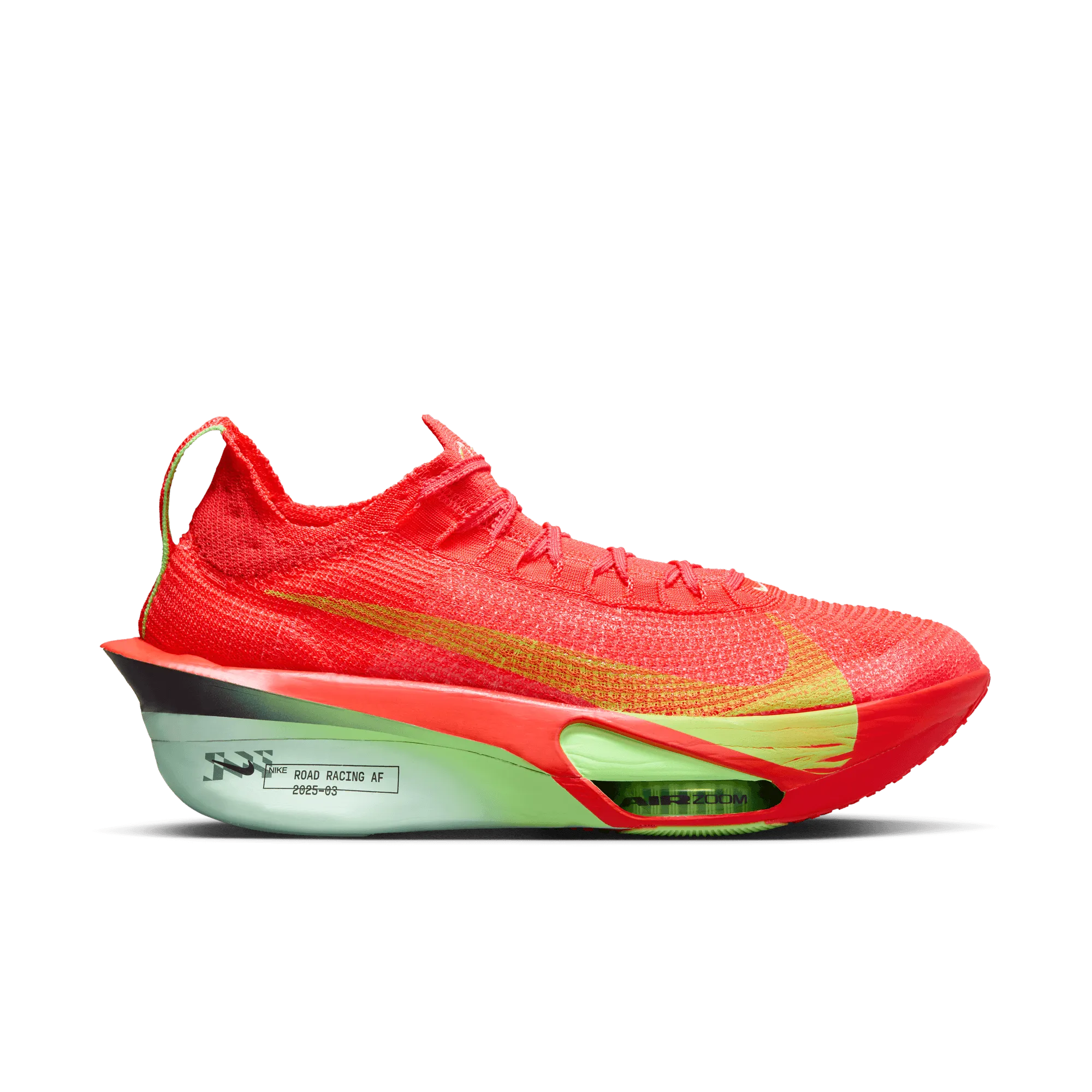 carbon - fiber midsole shoes responsive - sole - technology - reactivity shoes ALPHAFLY 3 - D - 600 BRIGHT CRIMSON