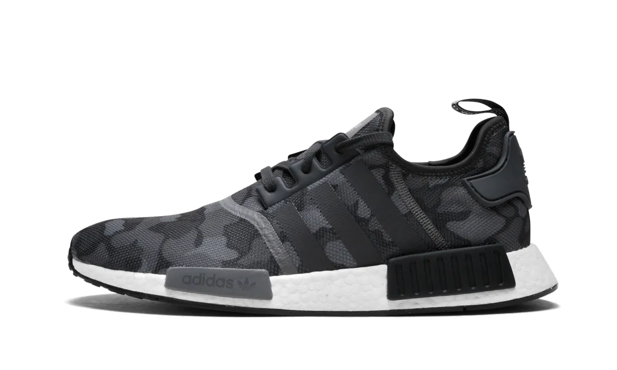 NMD_R1 "Black Camo" Breathable Material youth trend