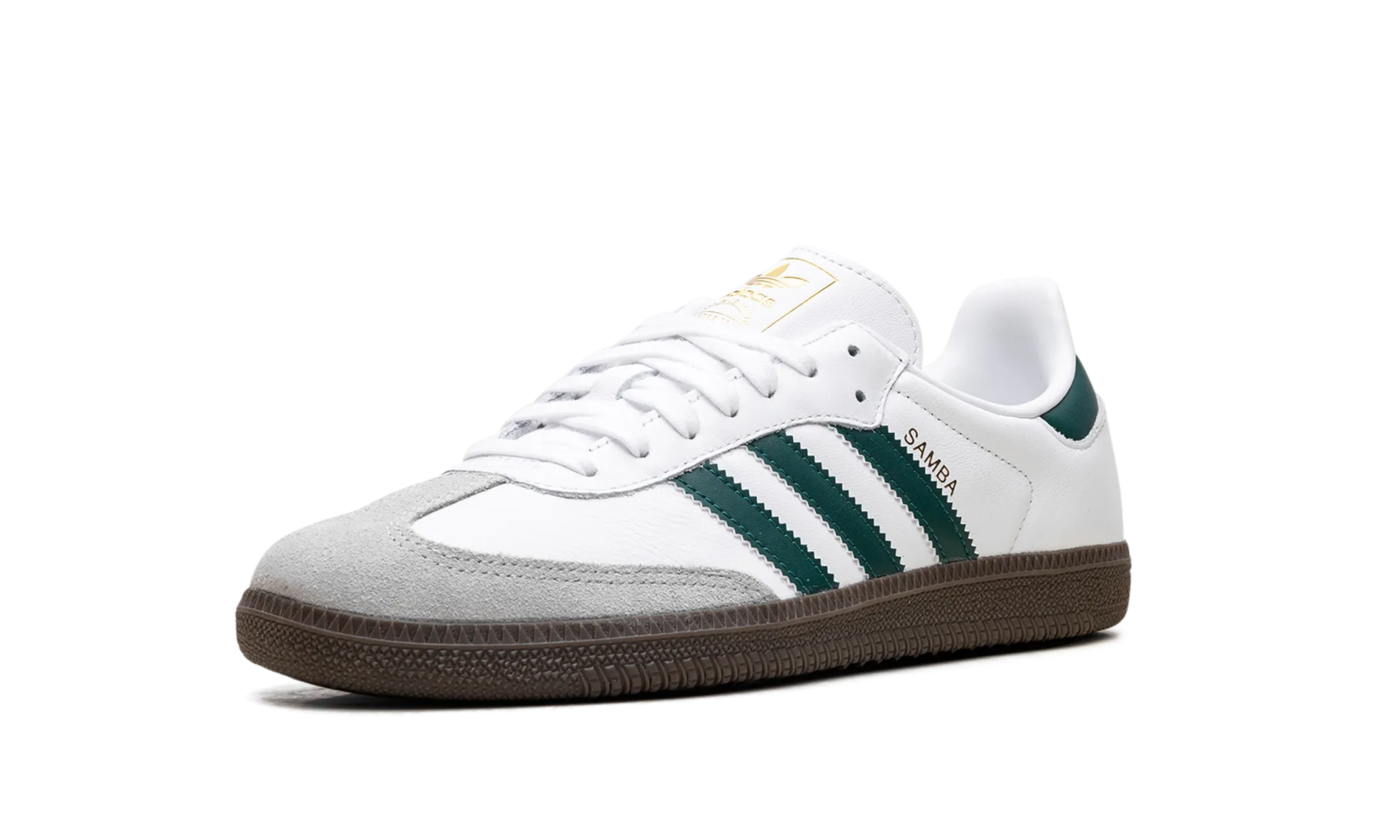 Samba OG "Cloud White Collegiate Green" Street Glide Light Touch