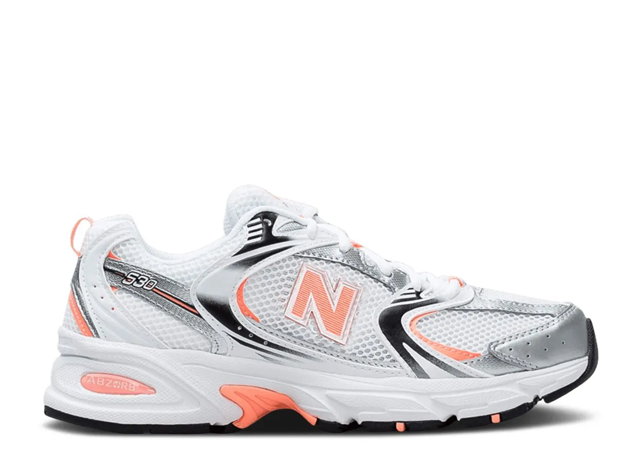 Relaxed Vibe Fashionable Walk New Balance 530 White Paradise Pink