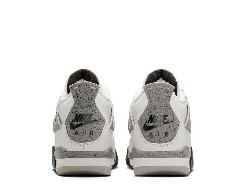 Stylish Comfort Green Leaf Air Jordan 4 Retro "White Cement" GS