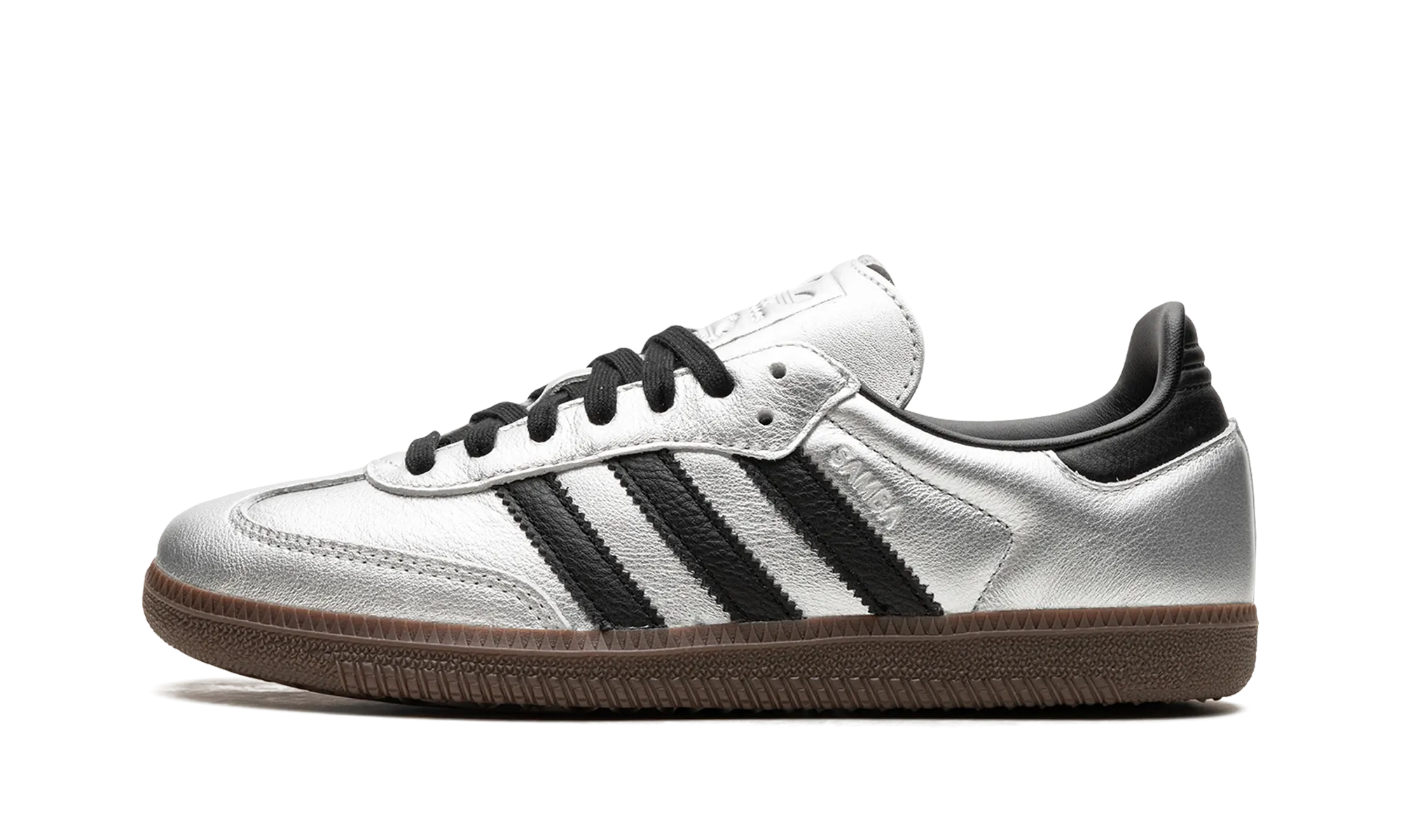 Samba OG WMNS "Silver Metallic Black Gum" Daily Utility No Noise