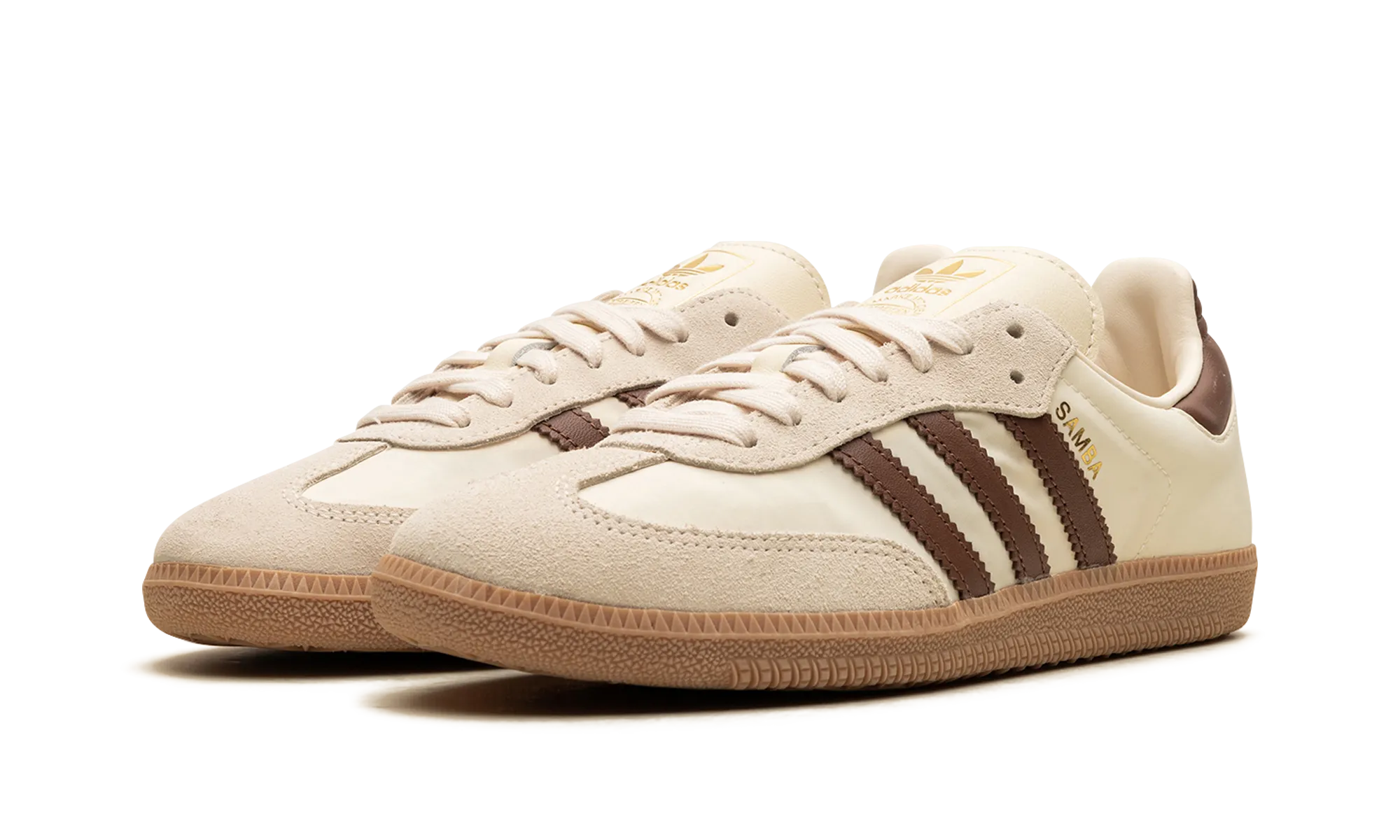 Wide fit Samba OG "Cream White Preloved Brown"