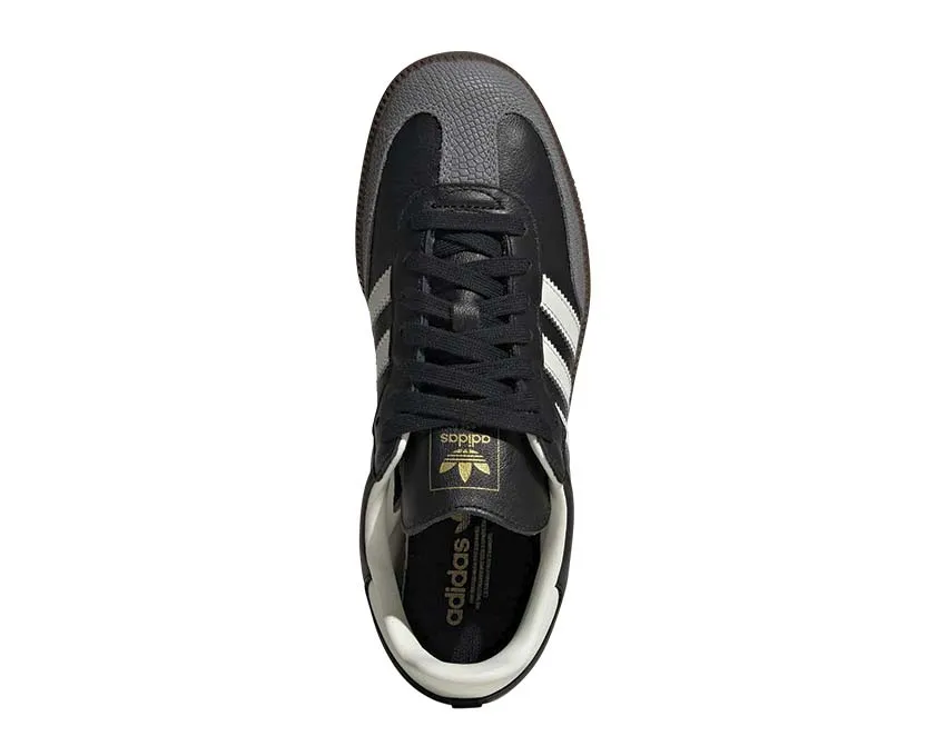 Breathable Material Suede Finish Adidas Samba OG W "Black"