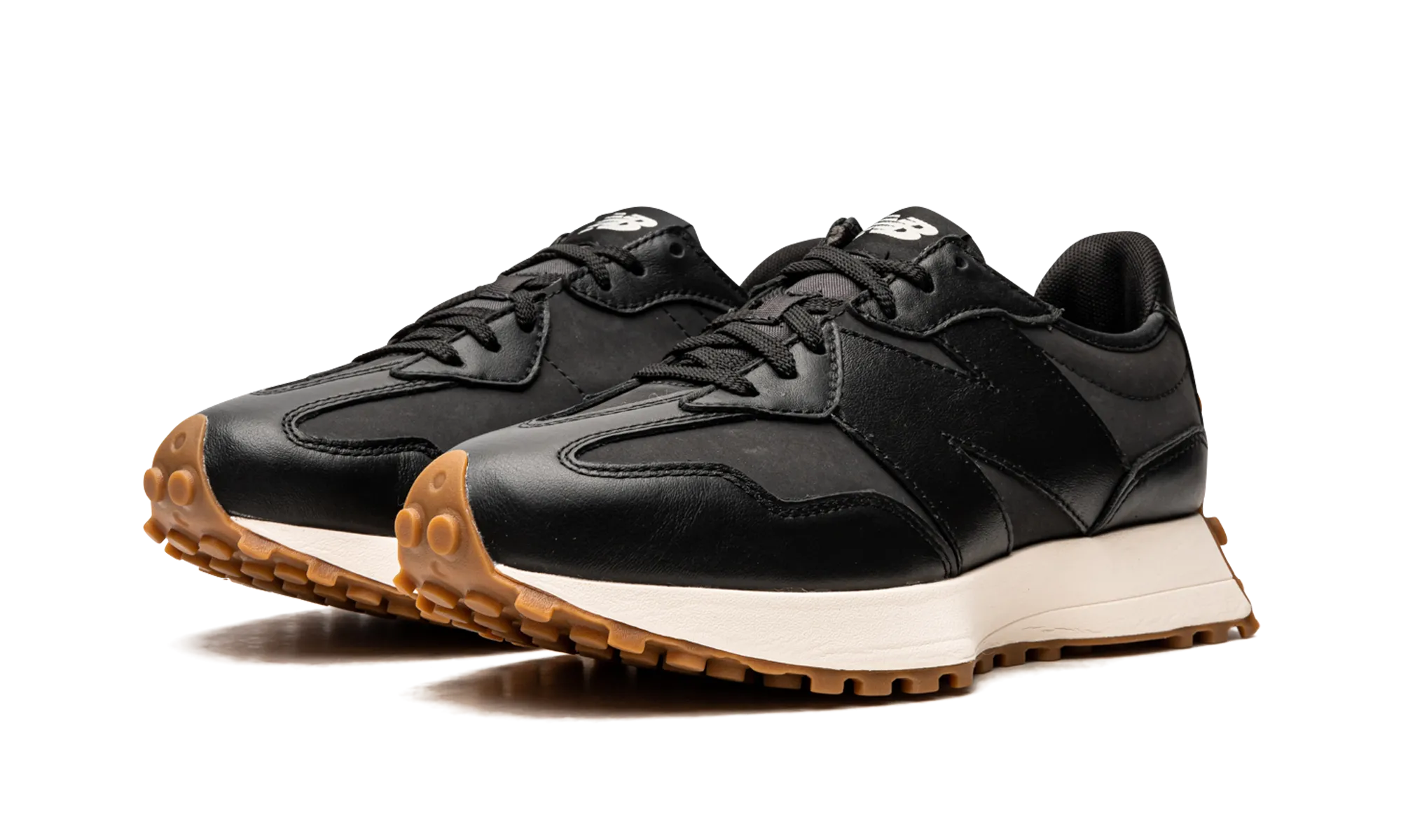 327 WMNS "Black / Gum" TPR Sole Walk-Ready Shoes