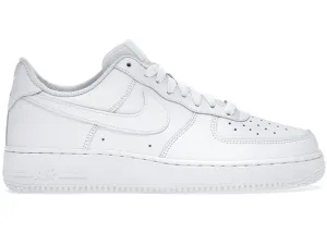 Slide On chic aesthetic Nike Air Force 1 Low '07 White