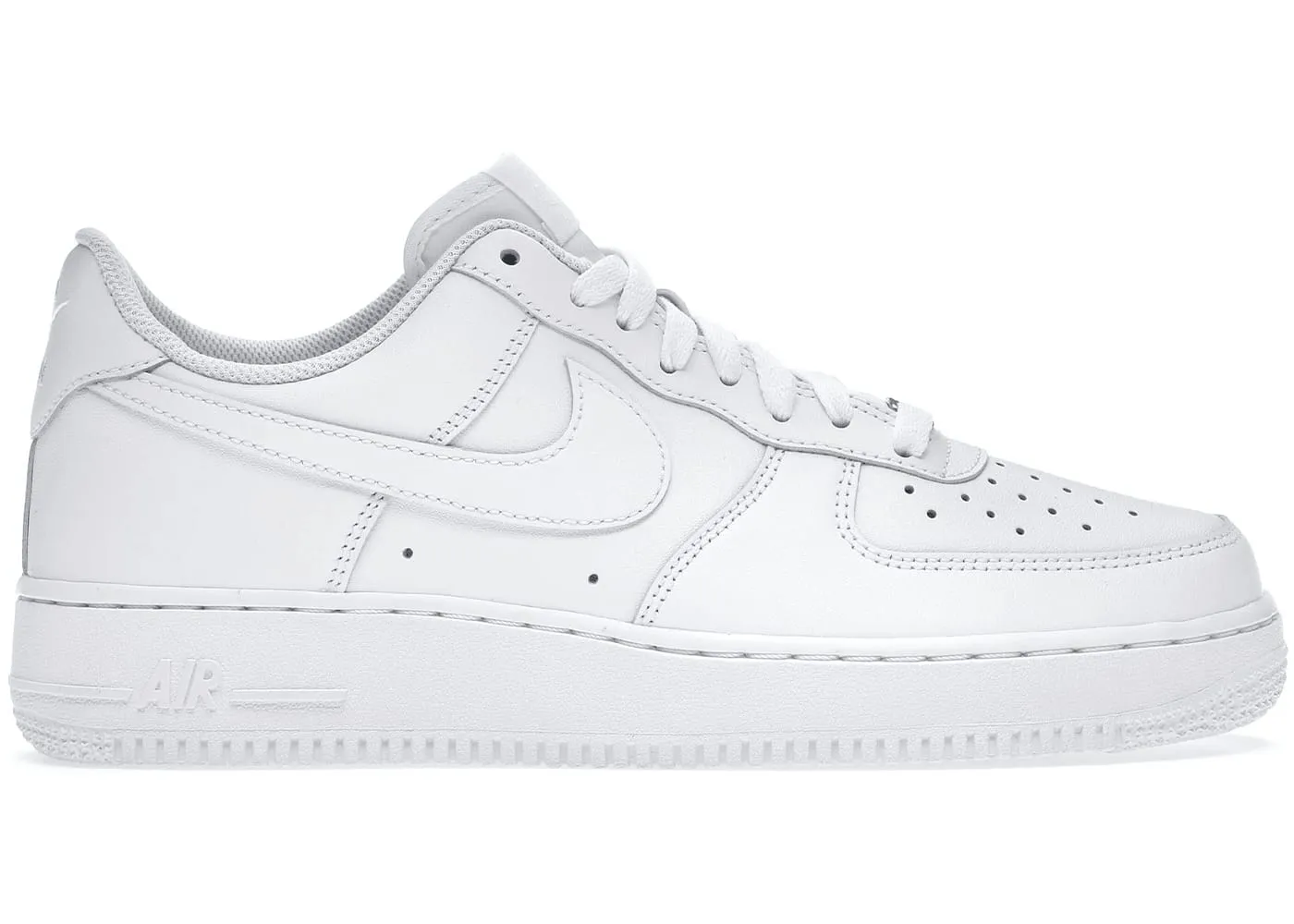 Slide On chic aesthetic Nike Air Force 1 Low '07 White