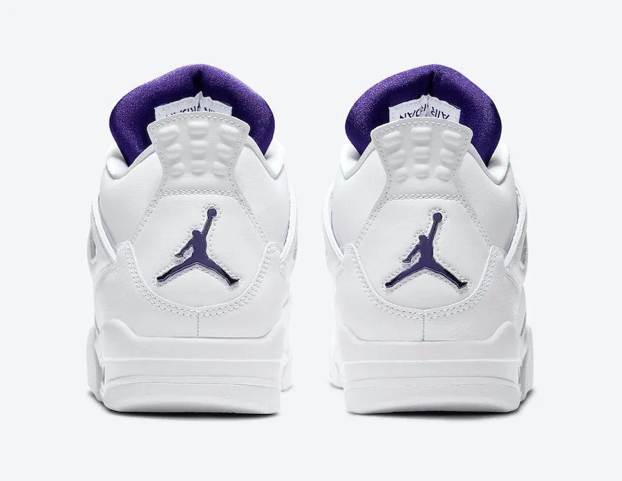 Carefree Fit Foot Control Jordan 4 Retro Metallic Purple