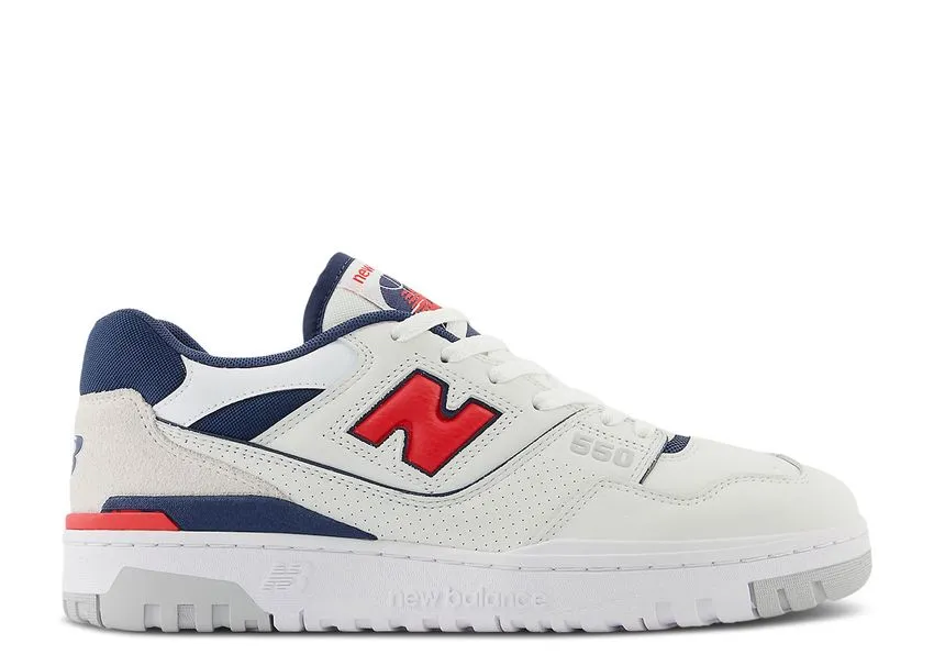 Trendy Look New Balance 550 White Navy Red
