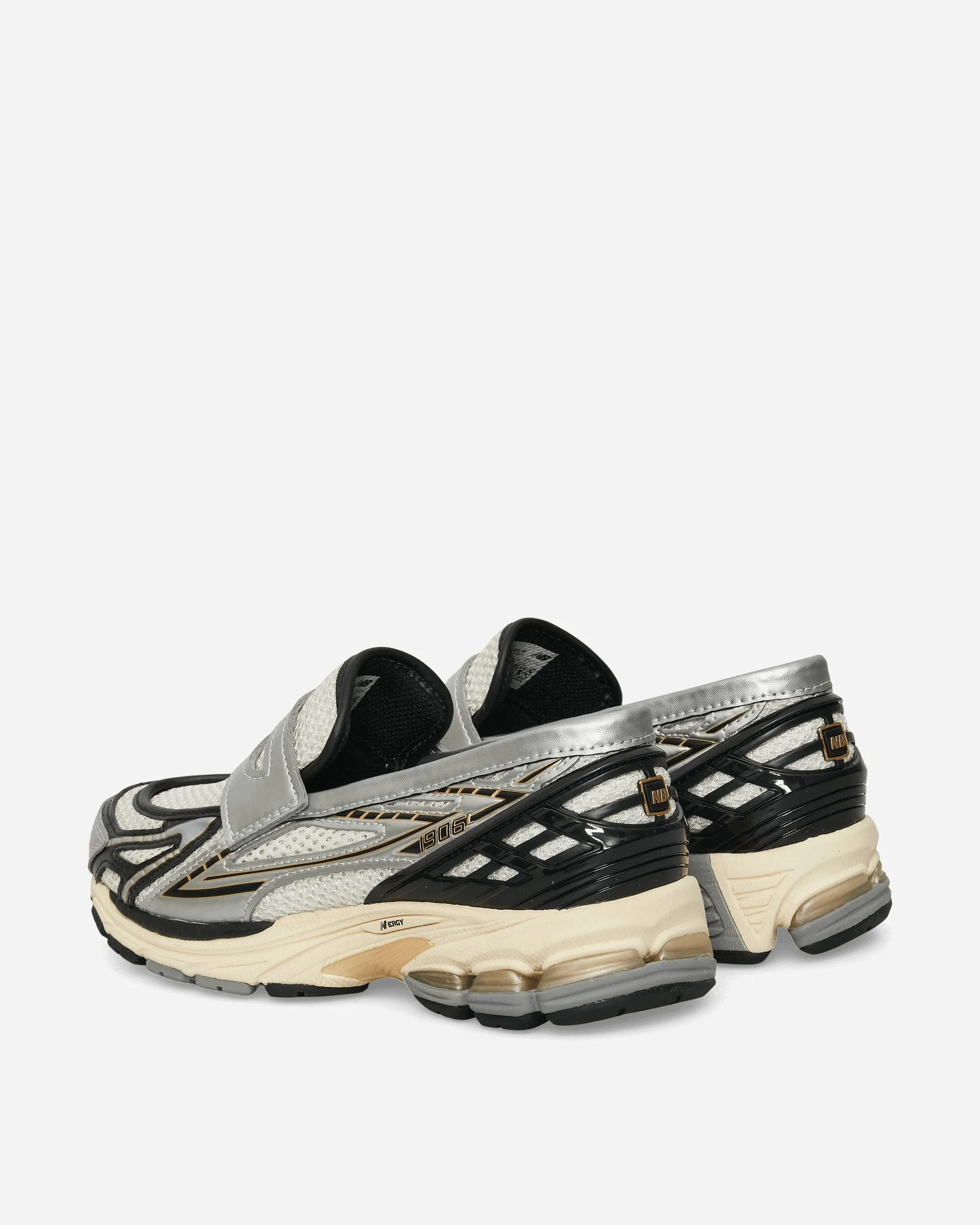 1906L Sneakers Silver Metallic / Black Reinforced toe Breathable mesh