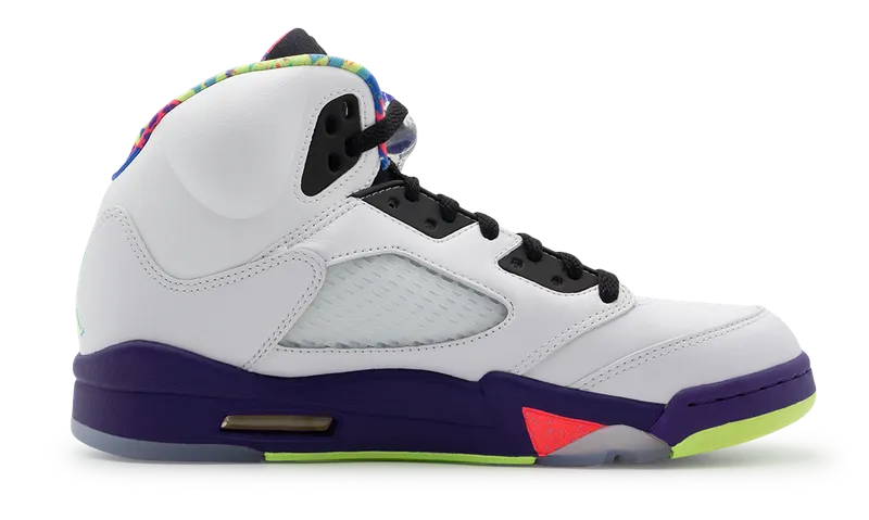 Nike Jordan 5 Retro Alternate Bel-Air (DB3335-100) Men's Size 8-13 Pointed Toe Functional Style