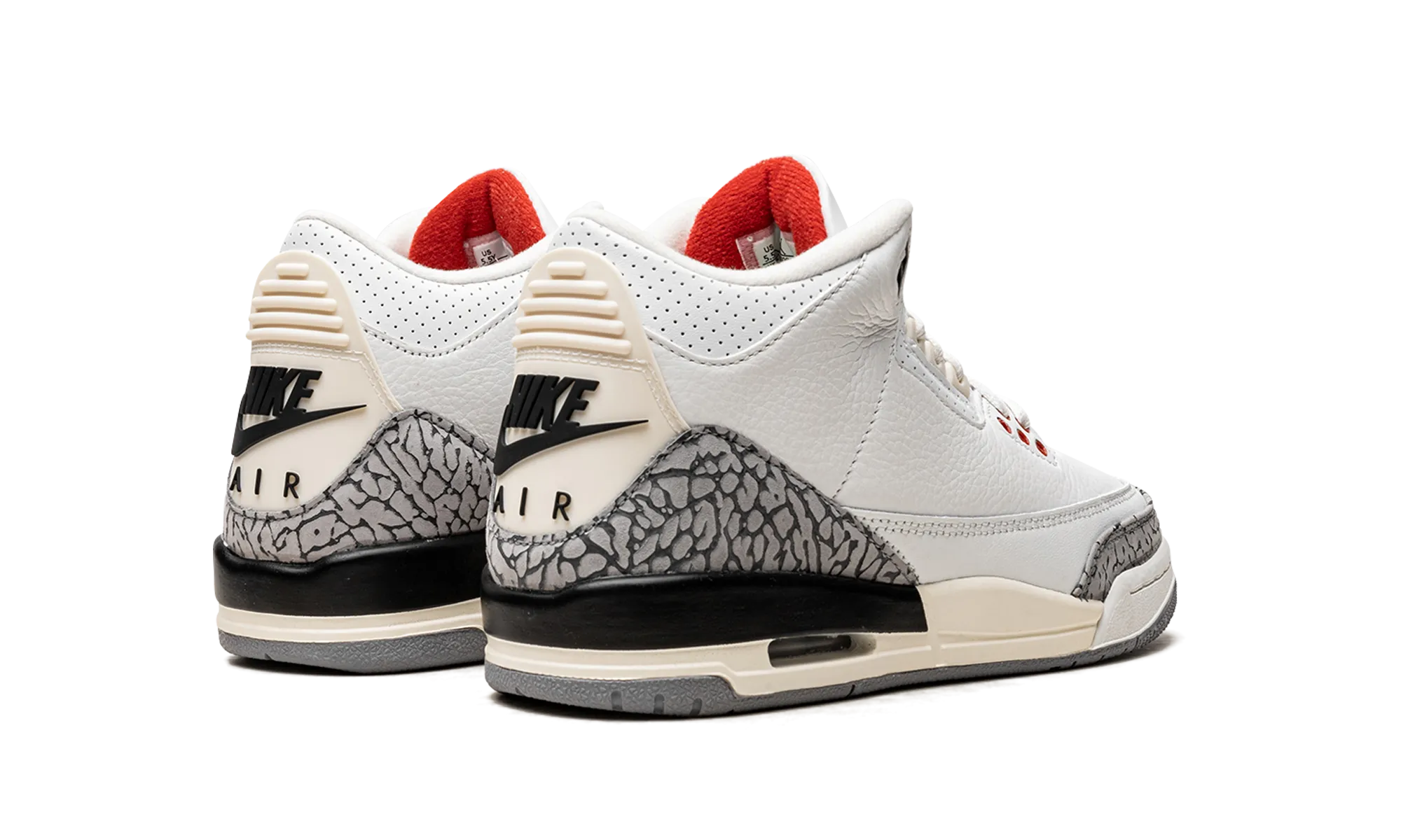 Air Jordan 3 GS "White Cement Reimagined 2023" Timeless Form Airy Fit