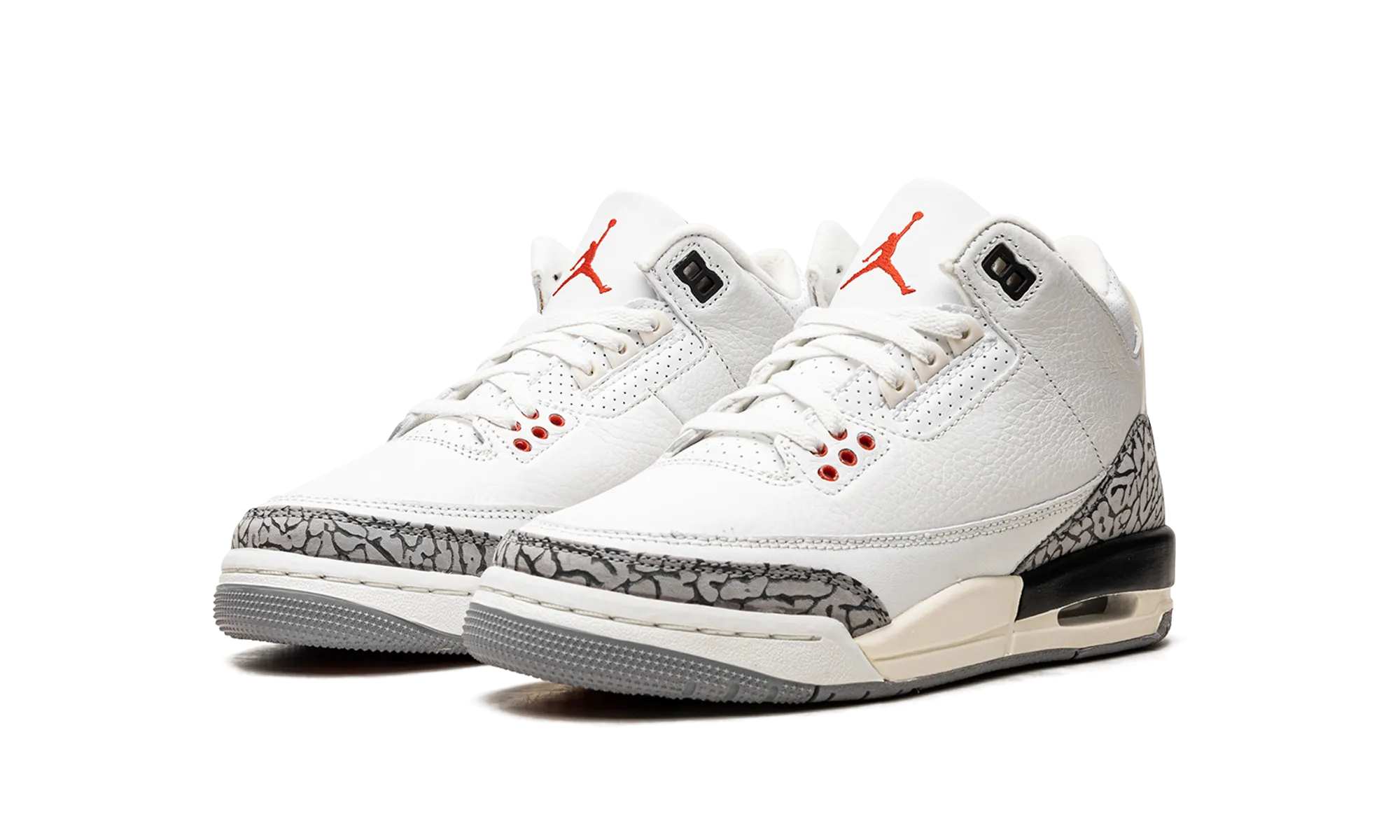 Air Jordan 3 GS "White Cement Reimagined 2023" Leaf Walk