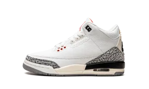 Air Jordan 3 GS "White Cement Reimagined 2023" Flat Grip Sunny Wear