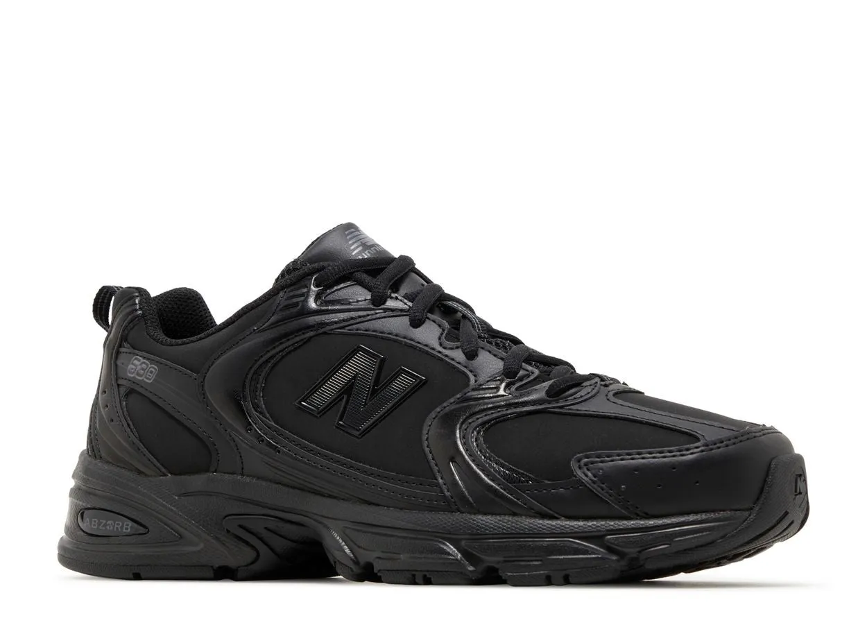 Non Slip New Balance 530 Triple Black Leather