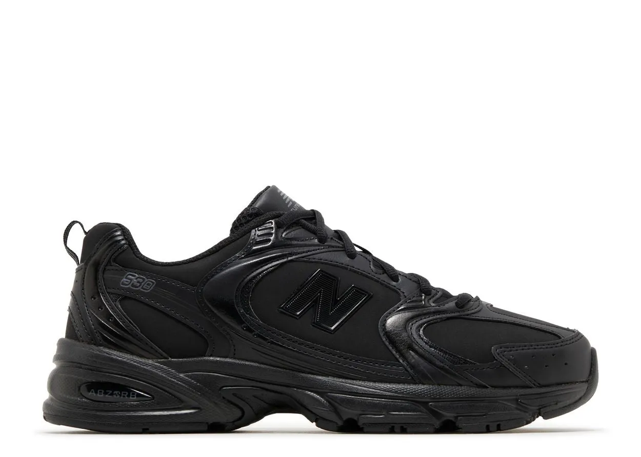 Shoe Game New Balance 530 Triple Black Leather