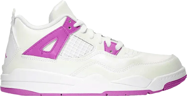 Streetwear Style Synthetic   material Jordan 4 Retro Hyper Violet (GS)