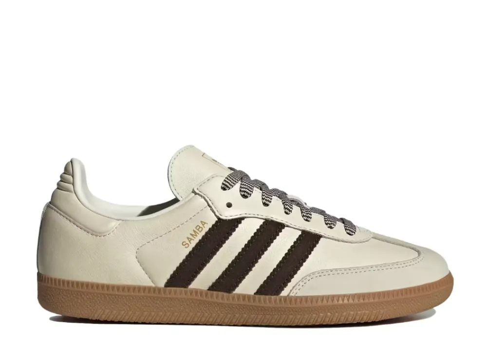 Adidas Samba OG Off White Dark Brown Deep Black