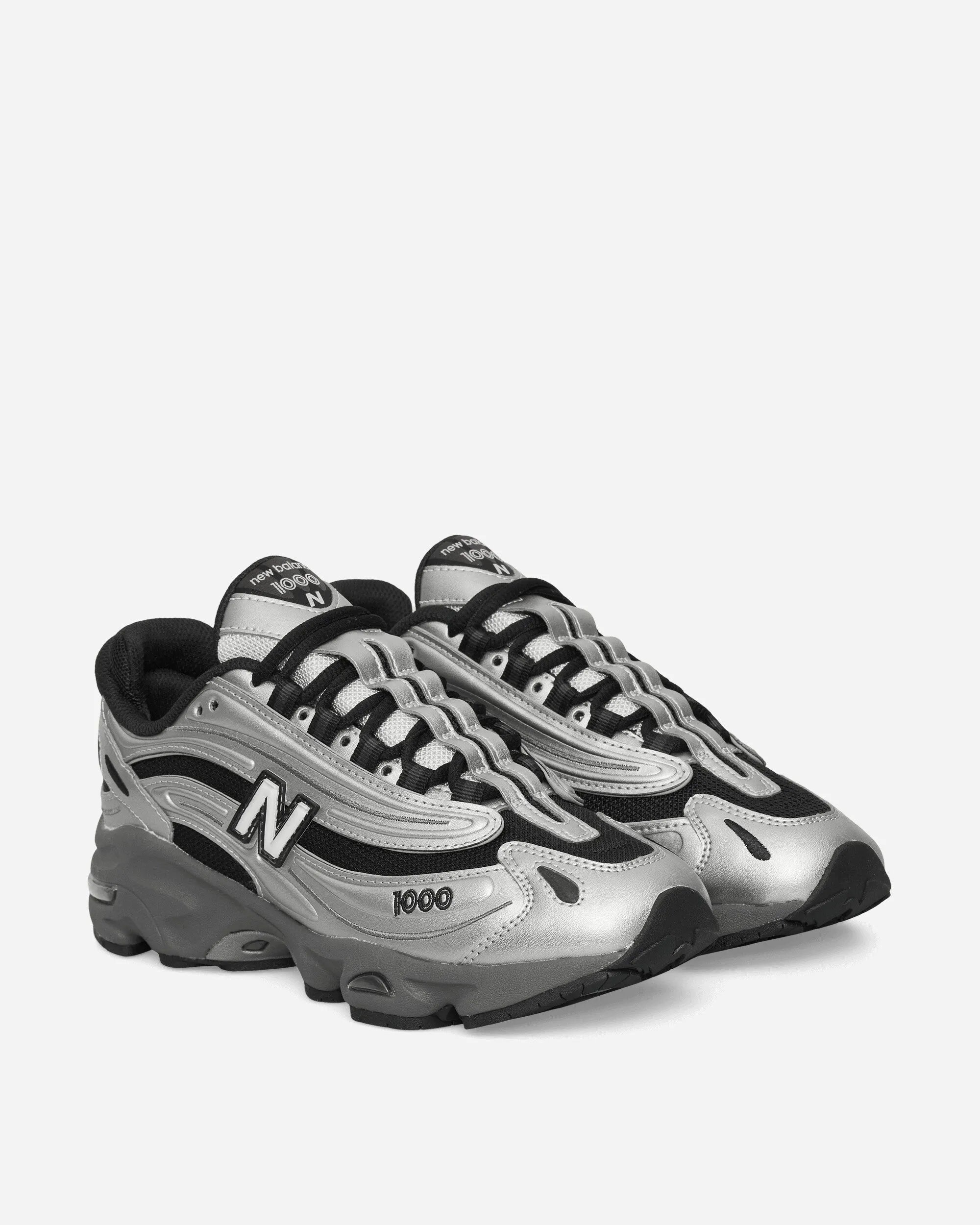 Vintage Love 1000 Sneakers Silver Metallic / Black