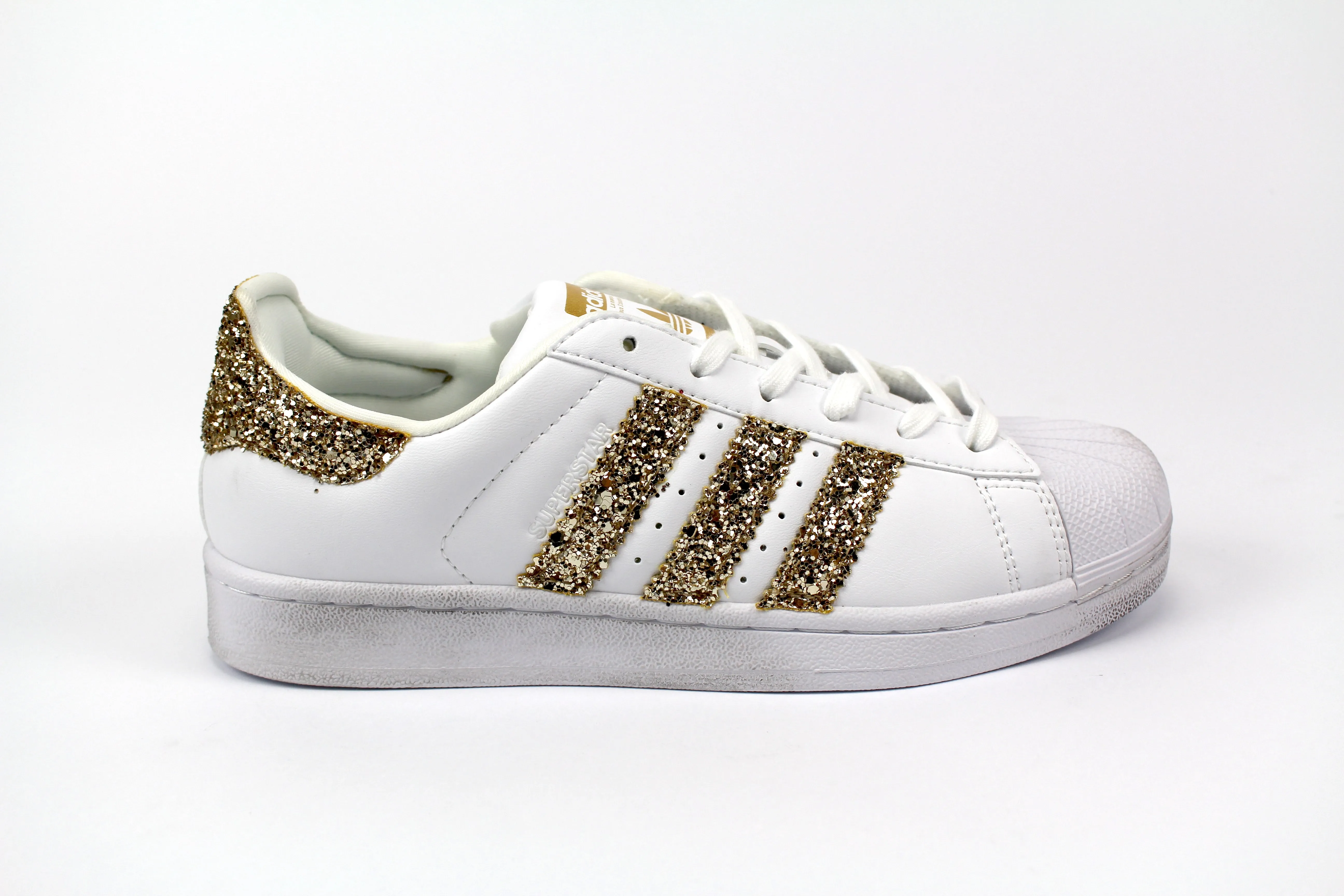 MoistureWicking Cool Comfort Adidas Superstar Gold Glitter