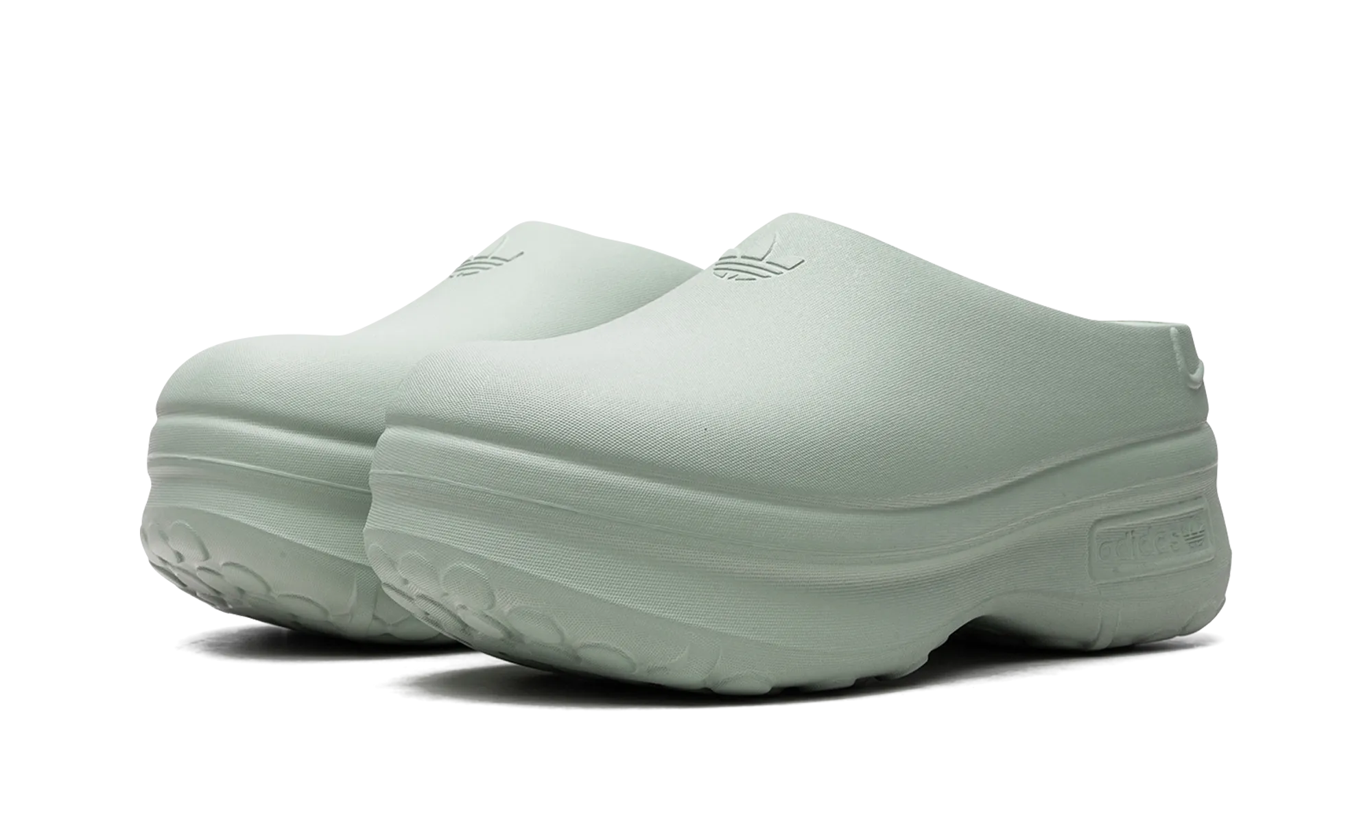 Stay Chill Clean Silhouette ADIFOM STAN SMITH MULE WMNS "Silver Green"