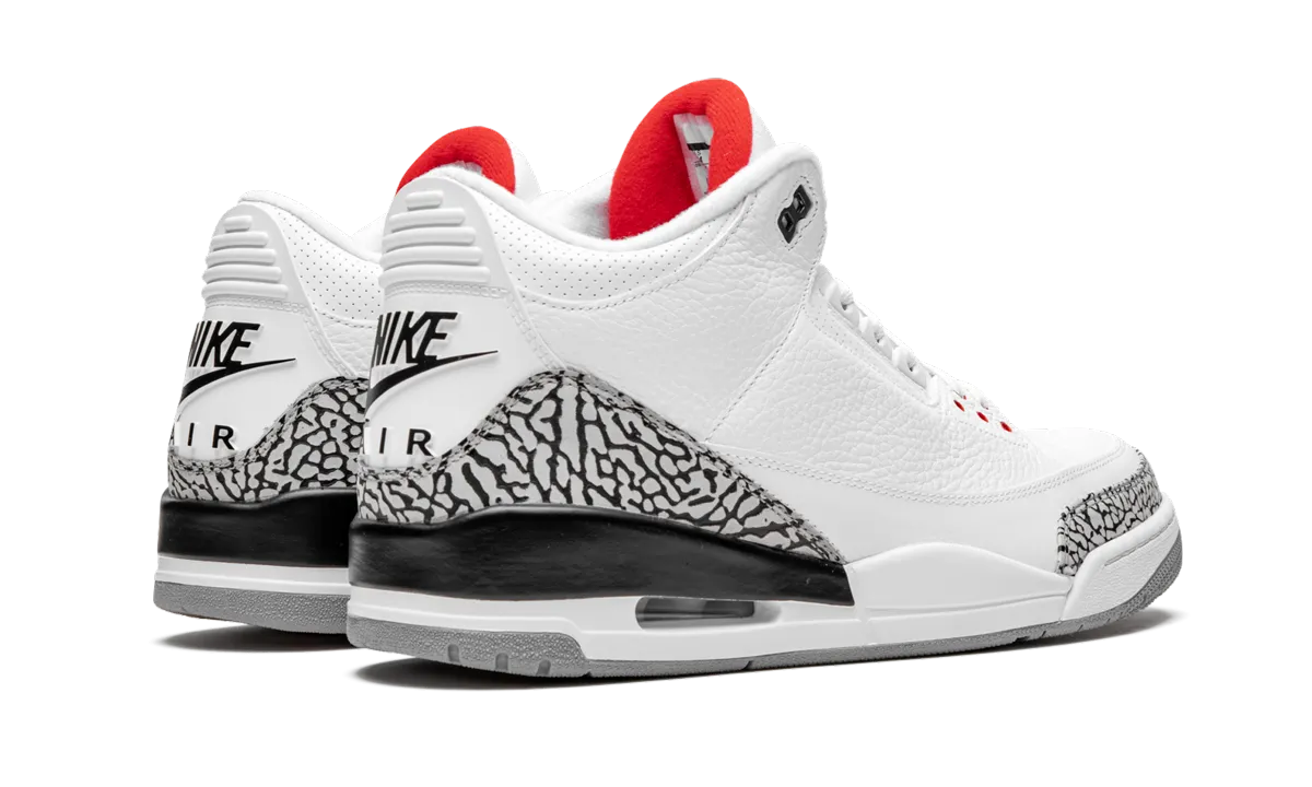Step Stability Air Jordan 3 Retro "White Cement '88 (2013)"