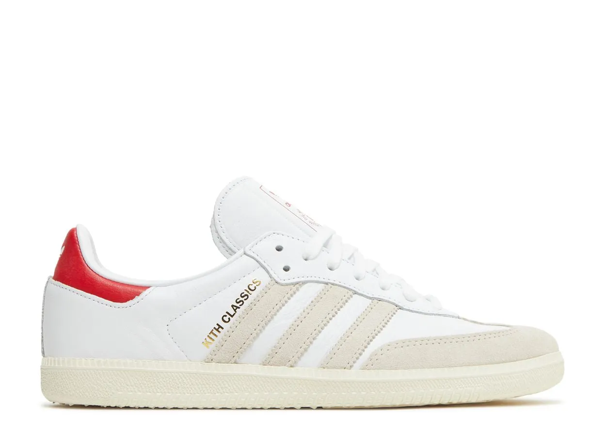 Adidas Samba OG Kith Classics White Red Refined Mood