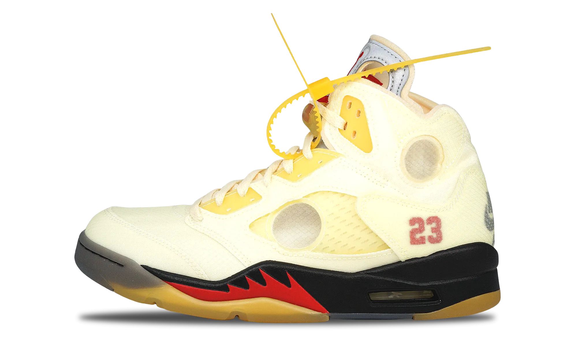 All Time Nike Jordan 5 Retro SP x OFF-WHITE Sail 2020 (DH8565-100) Men's Size 7-12