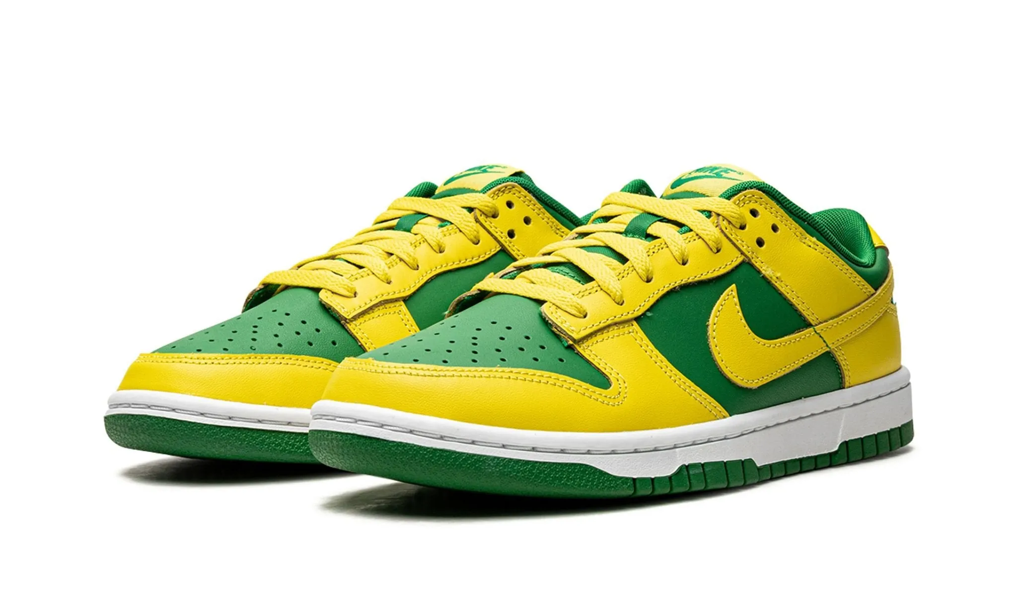 Nike Dunk Low "Reverse Brazil" Free Motion Versatile Comfort Shoes