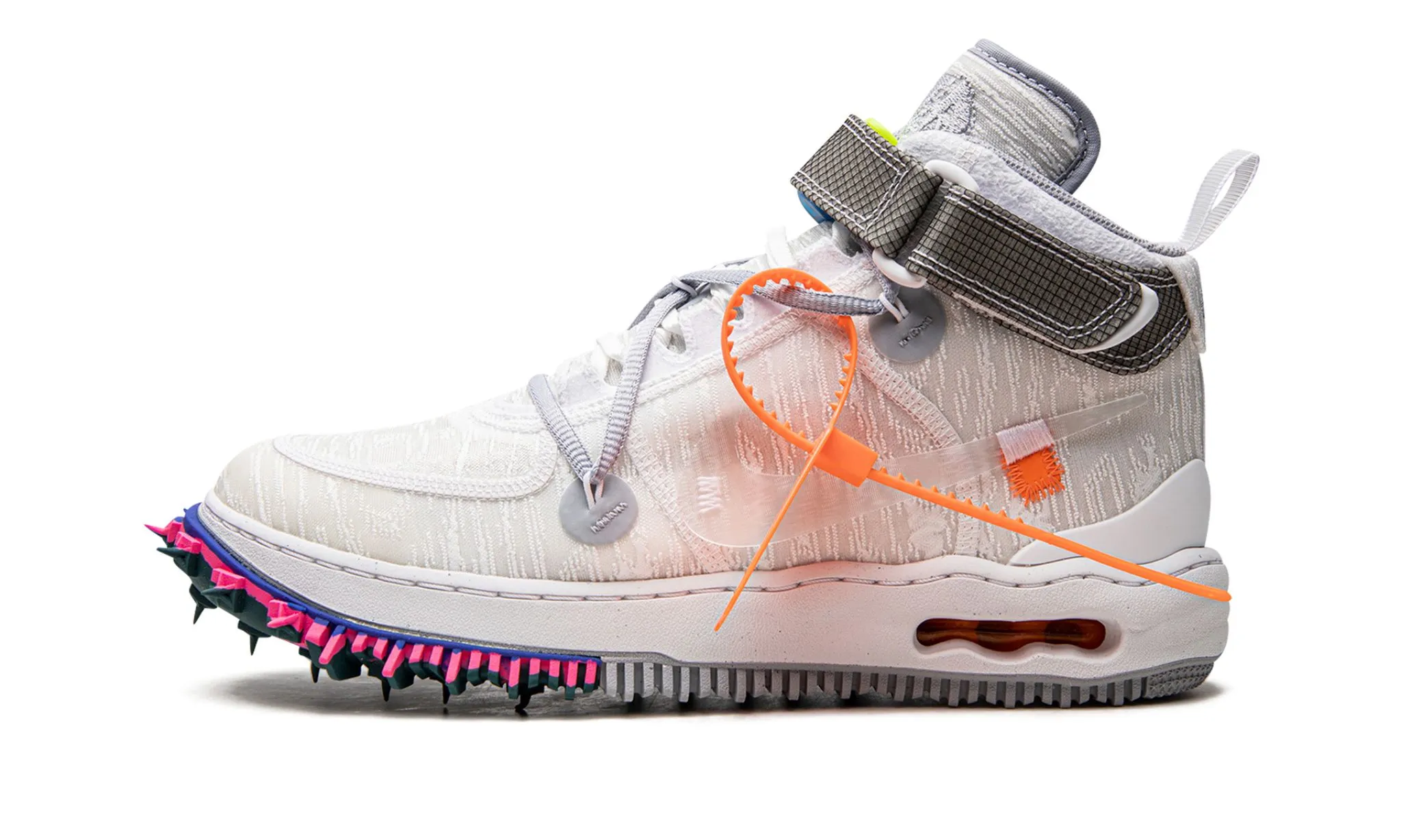 Nike X Off-White AF1 Mid "White" Simple Walk Minimal Style