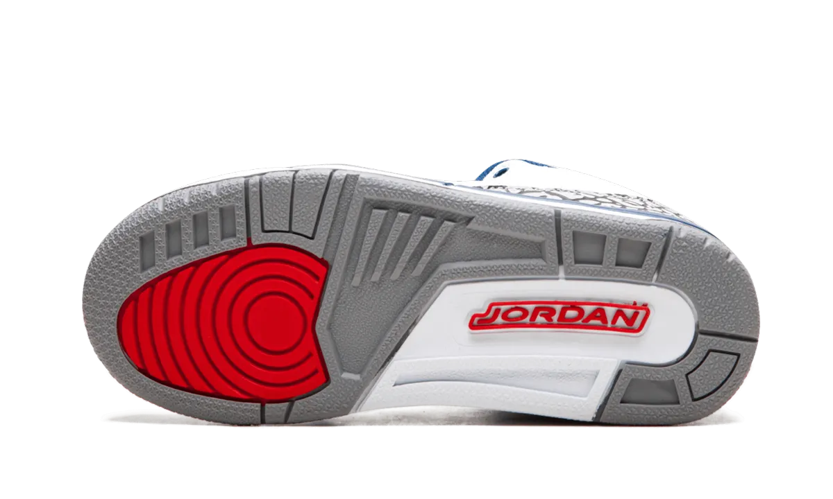 Tread Pattern Every Foot Jordan 3 Retro PS "True Blue"