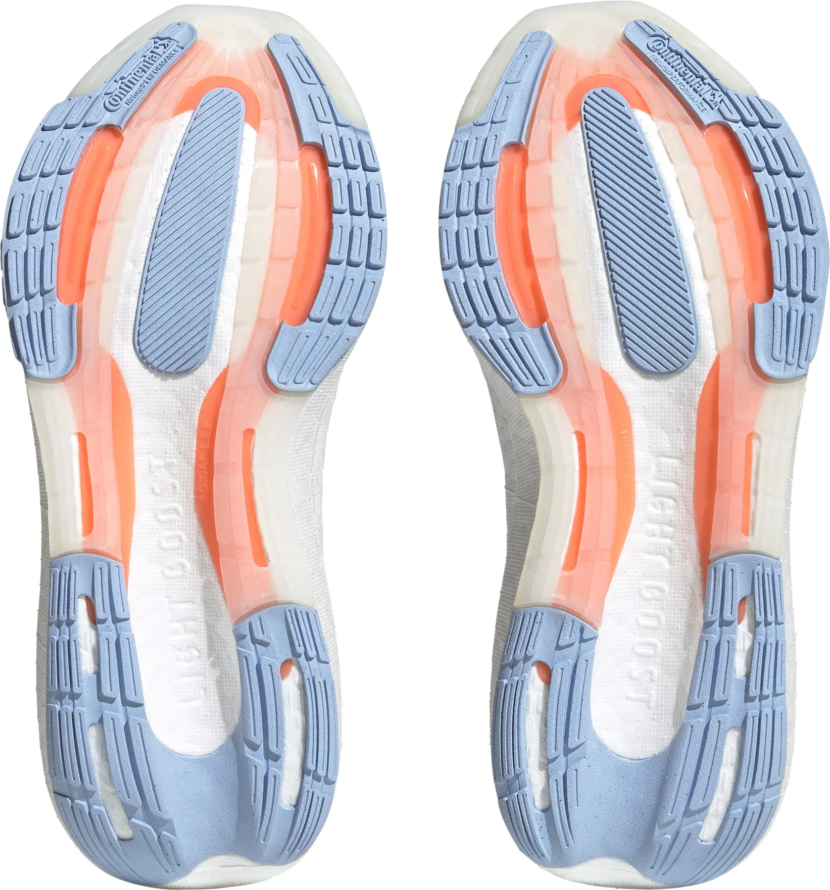 adidas Ultra Boost Light Womens Running Shoes - Blue Lace Up Style Pure Fit