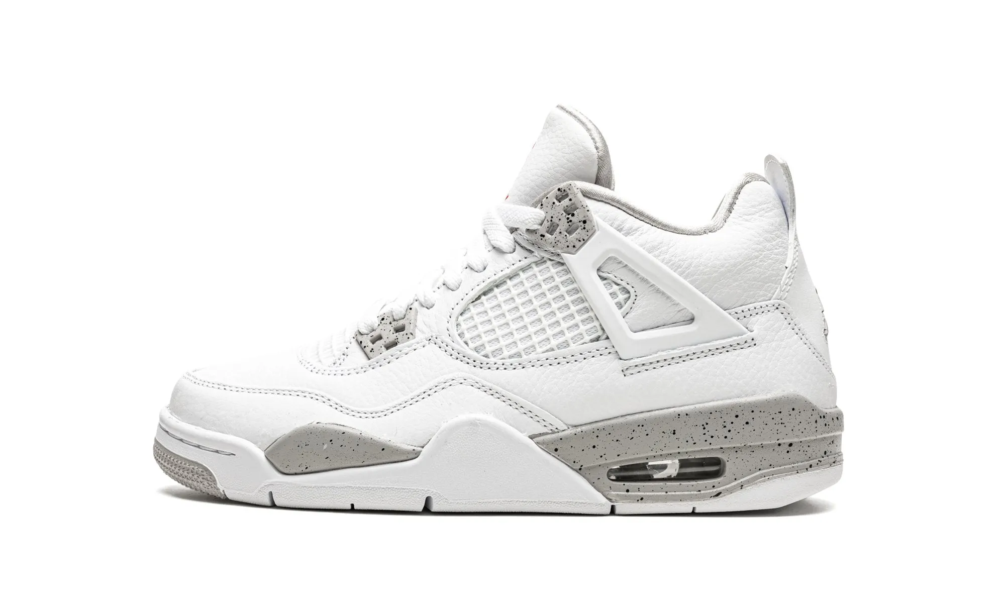 Relaxed Fit Shoes Jordan 4 Retro "White Oreo" Grade School