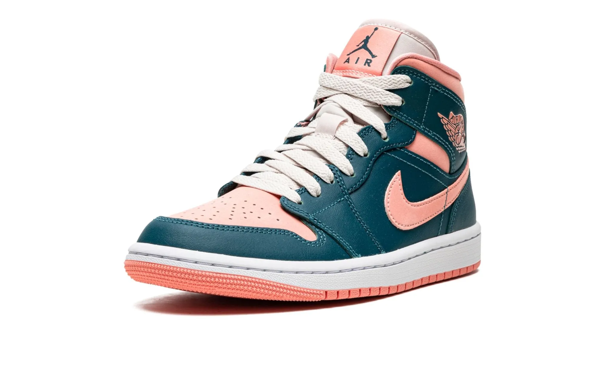 Air Jordan 1 Mid Dark Teal Weather resistant Root Path